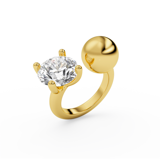 Ball Diamond Ring