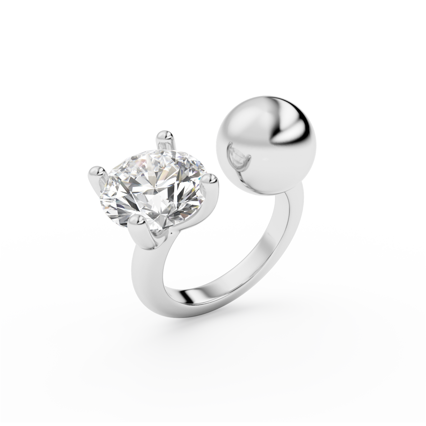 Ball Diamond Ring