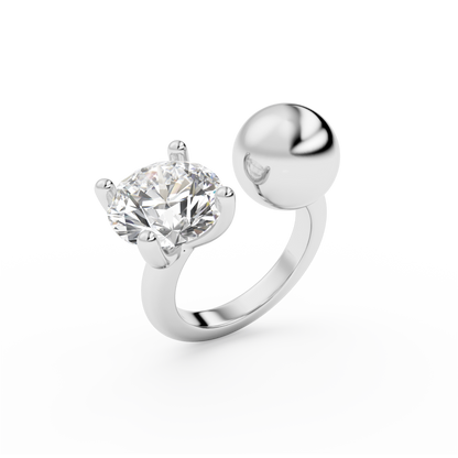Ball Diamond Ring