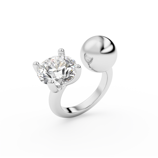 Ball Diamond Ring
