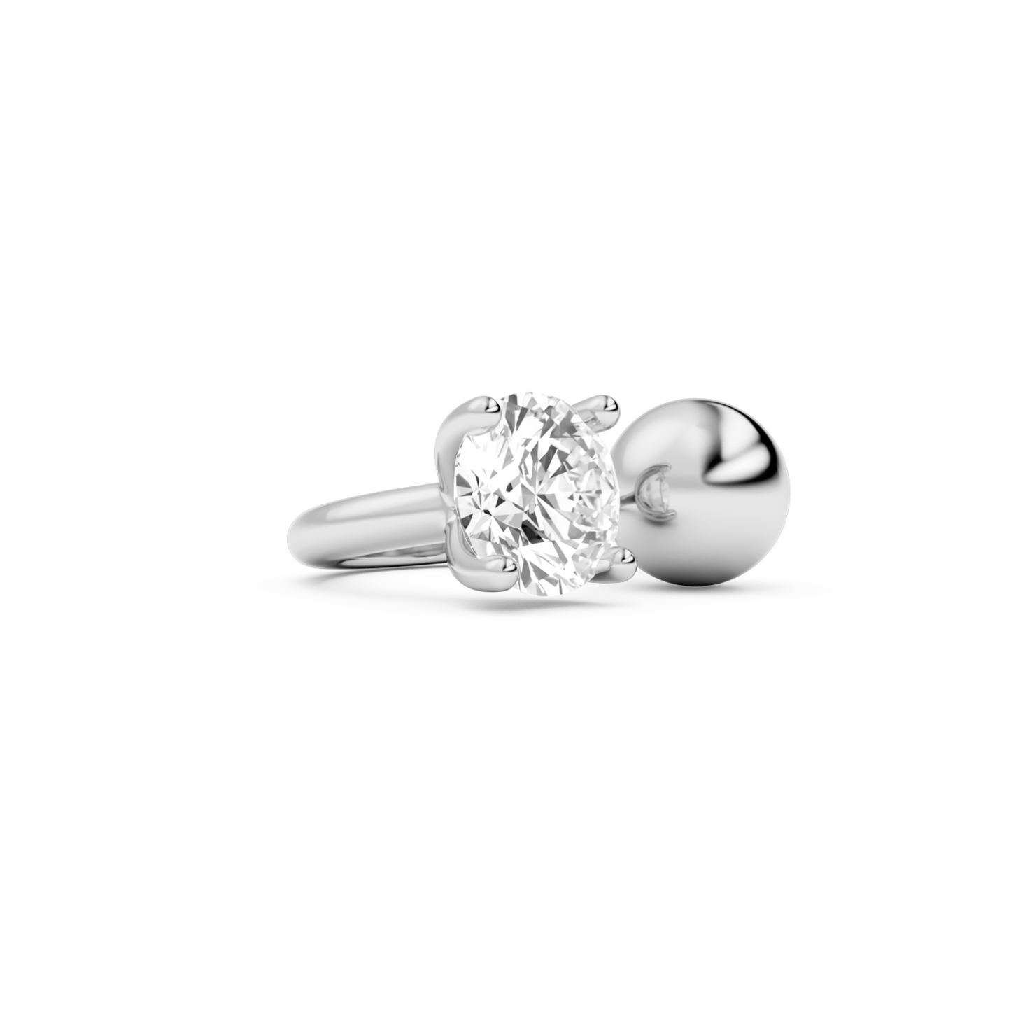 Ball Diamond Ring