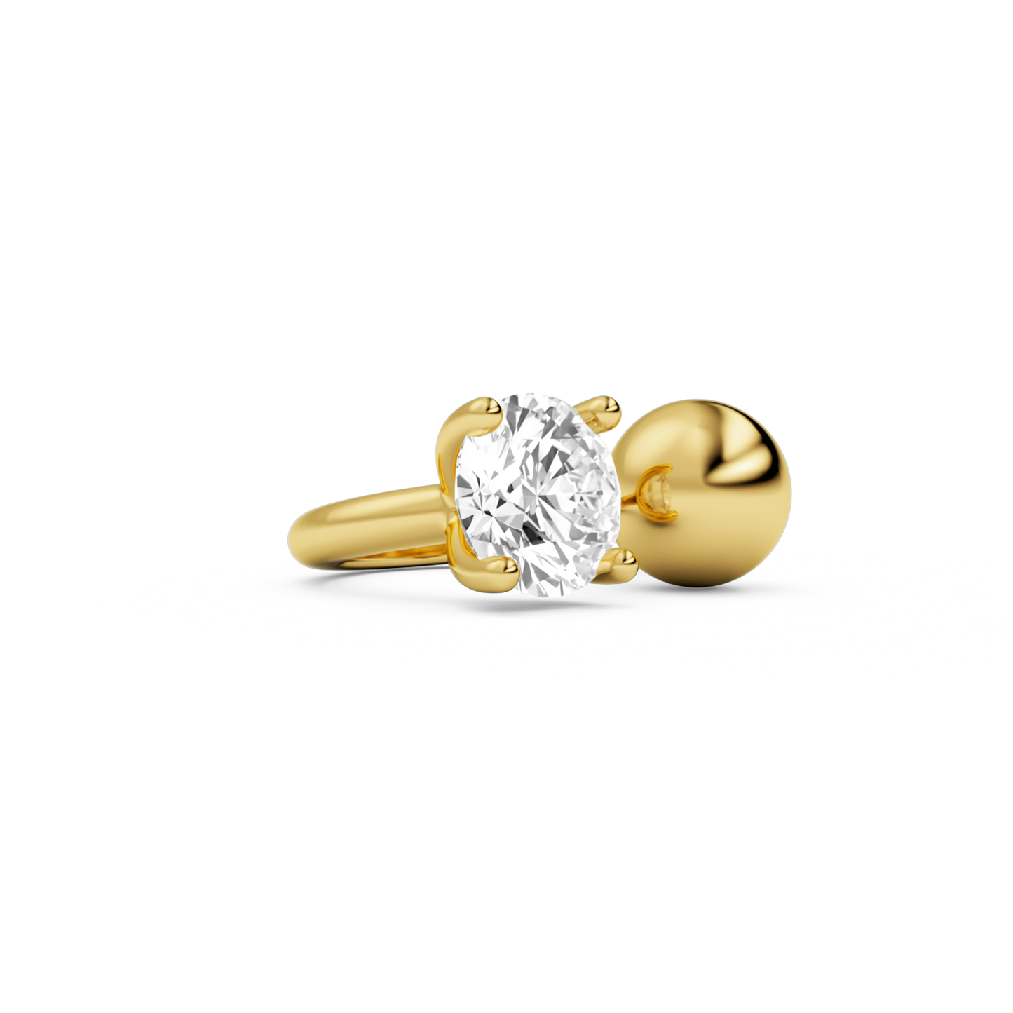 Ball Diamond Ring