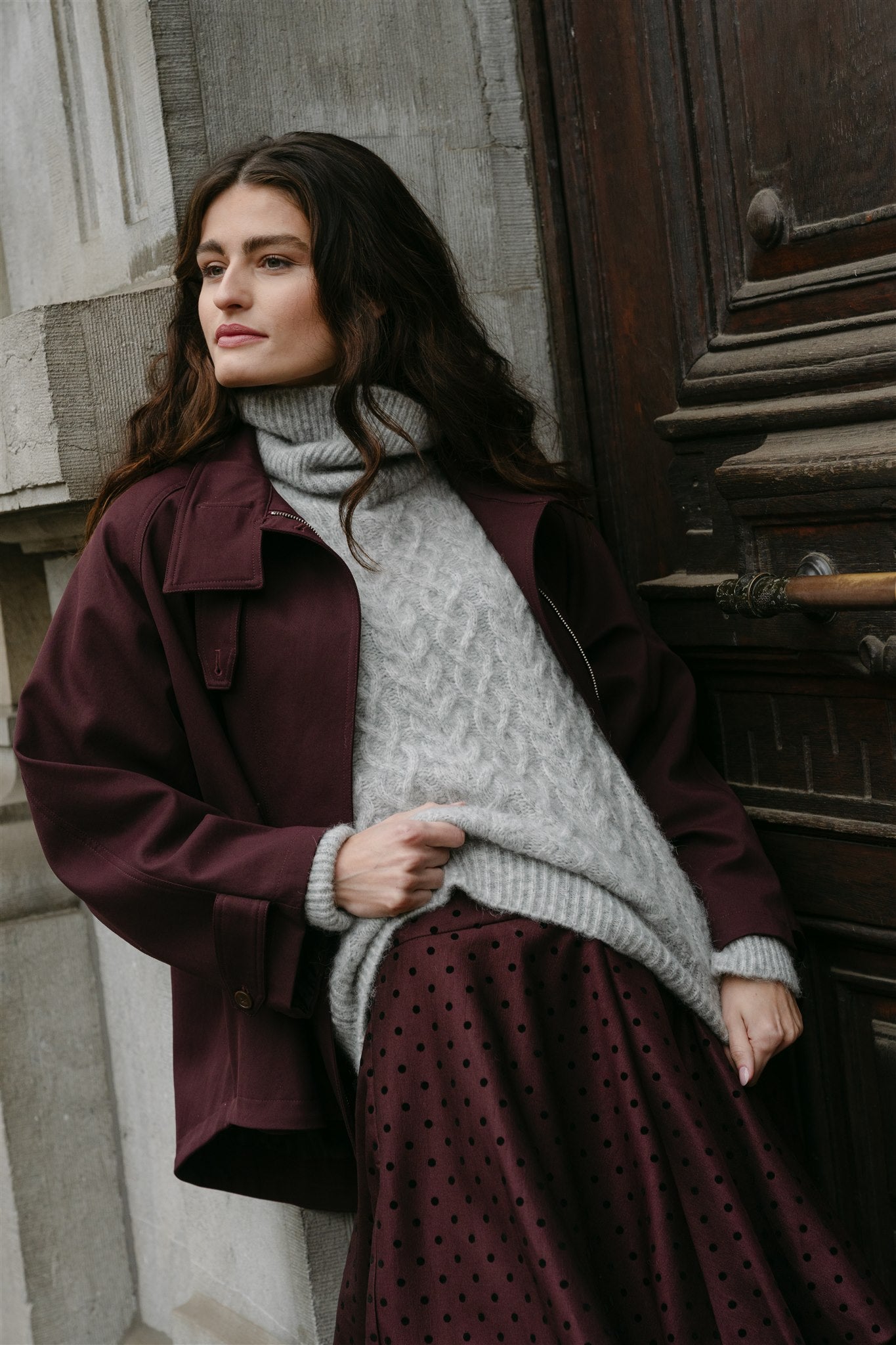 CzechW6 Cable knit sweater