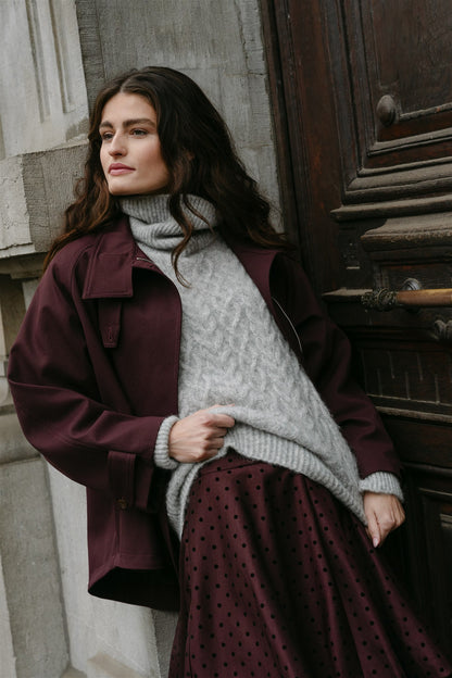 CzechW6 Cable knit sweater