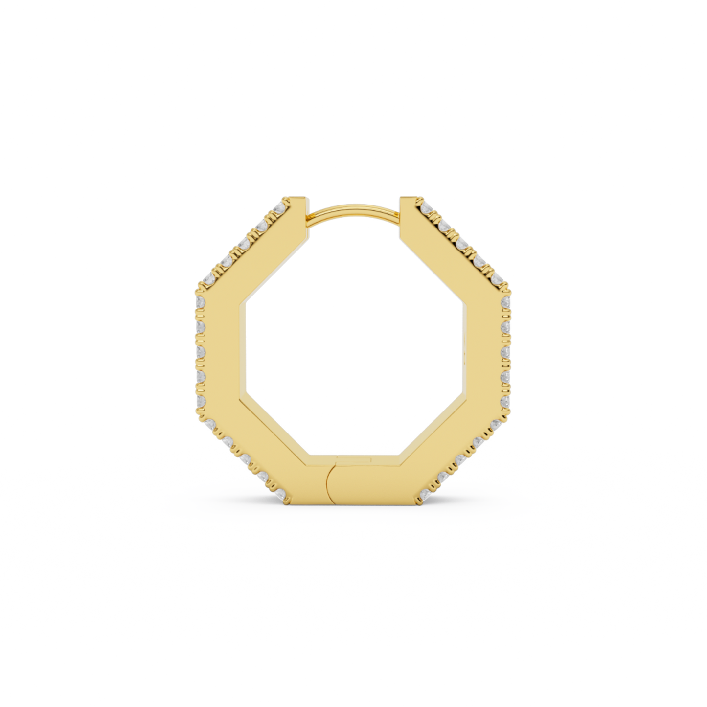 EDGE LARGE DIAMOND EARRING