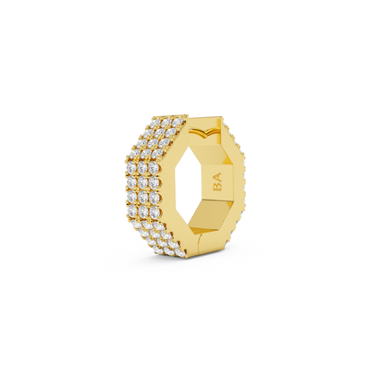 EDGE SMALL DIAMOND EARRING