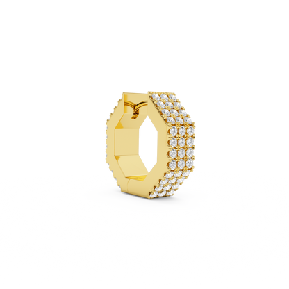 EDGE SMALL DIAMOND EARRING