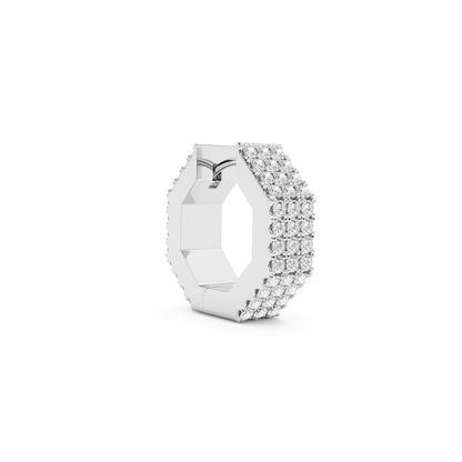 EDGE SMALL DIAMOND EARRING