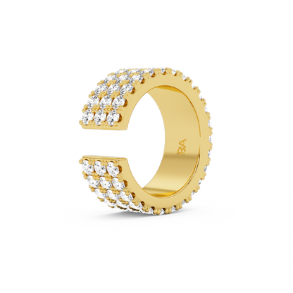 FLAT DIAMOND EARCUFF