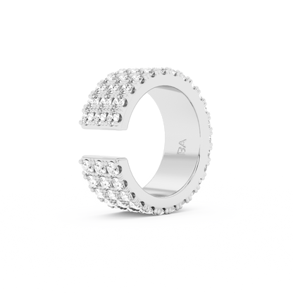 FLAT DIAMOND EARCUFF