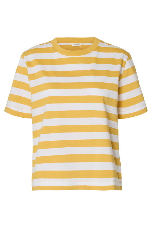 SLFESSENTIAL SS STRIPED BOXY TEE NOOS