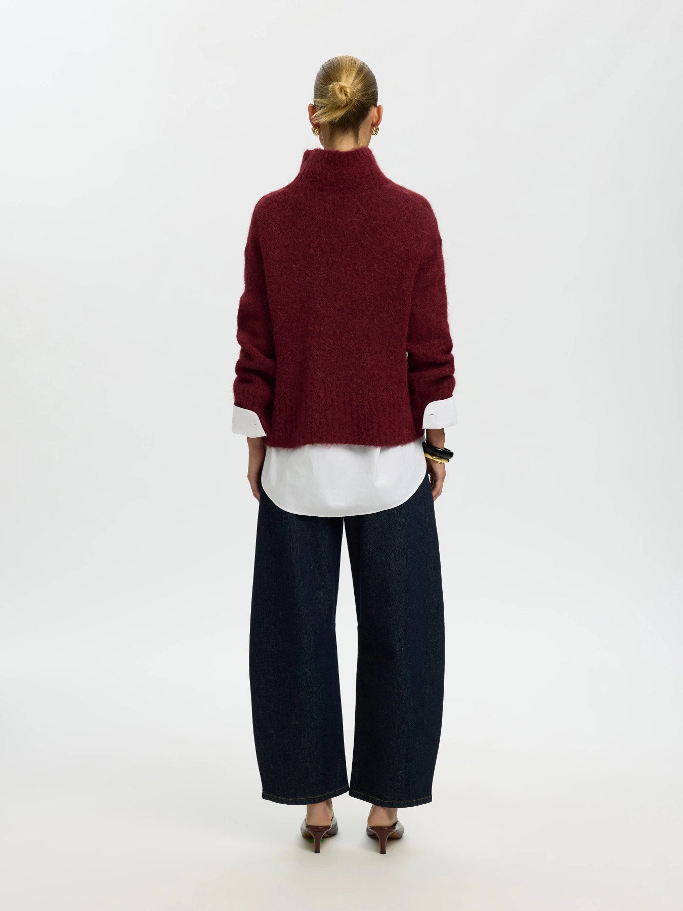 SLFGABRIELLA LS KNIT HIGH NECK