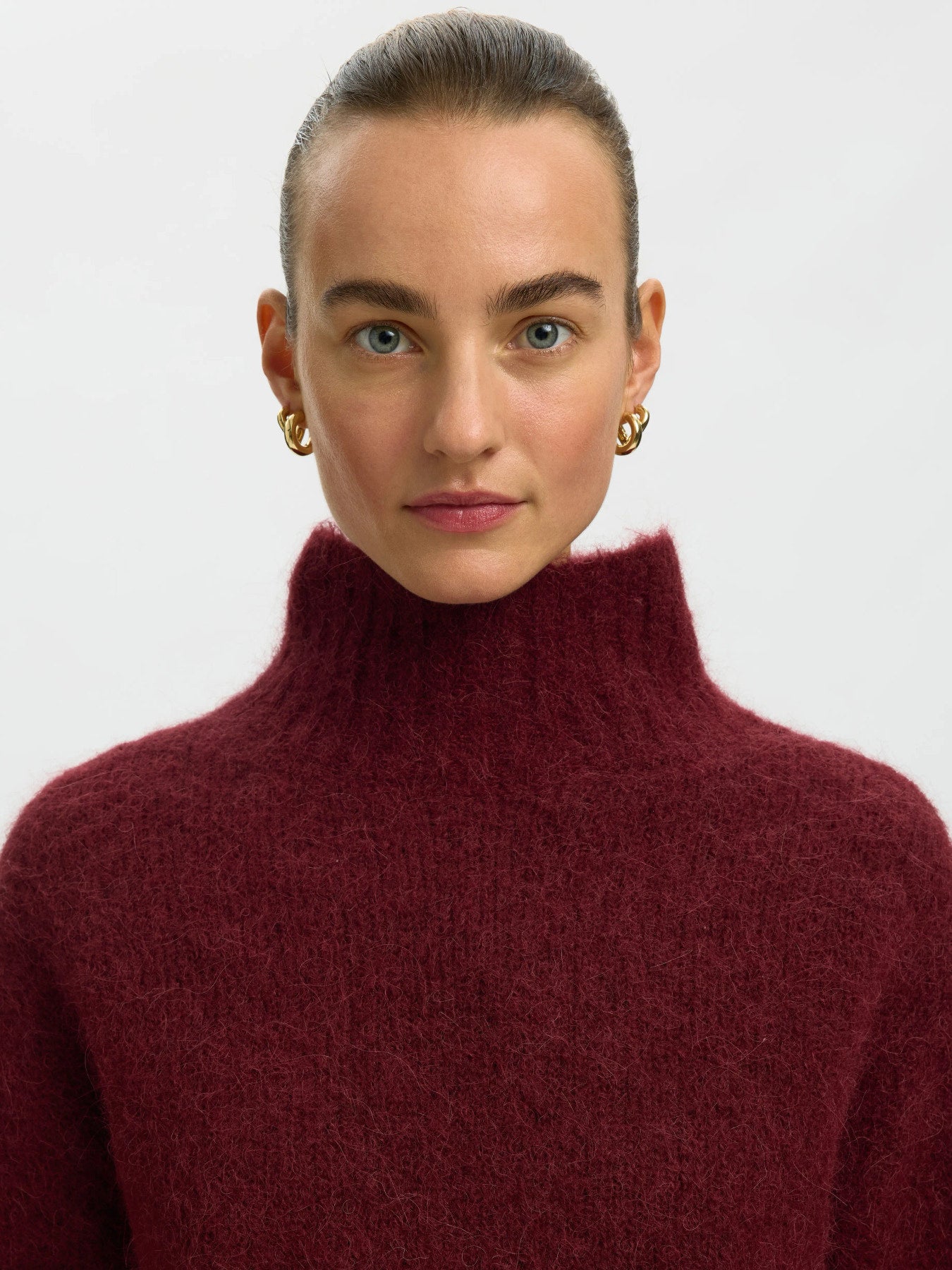 SLFGABRIELLA LS KNIT HIGH NECK