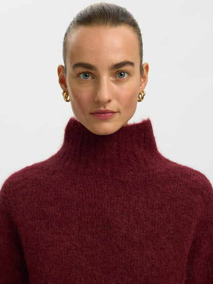 SLFGABRIELLA LS KNIT HIGH NECK