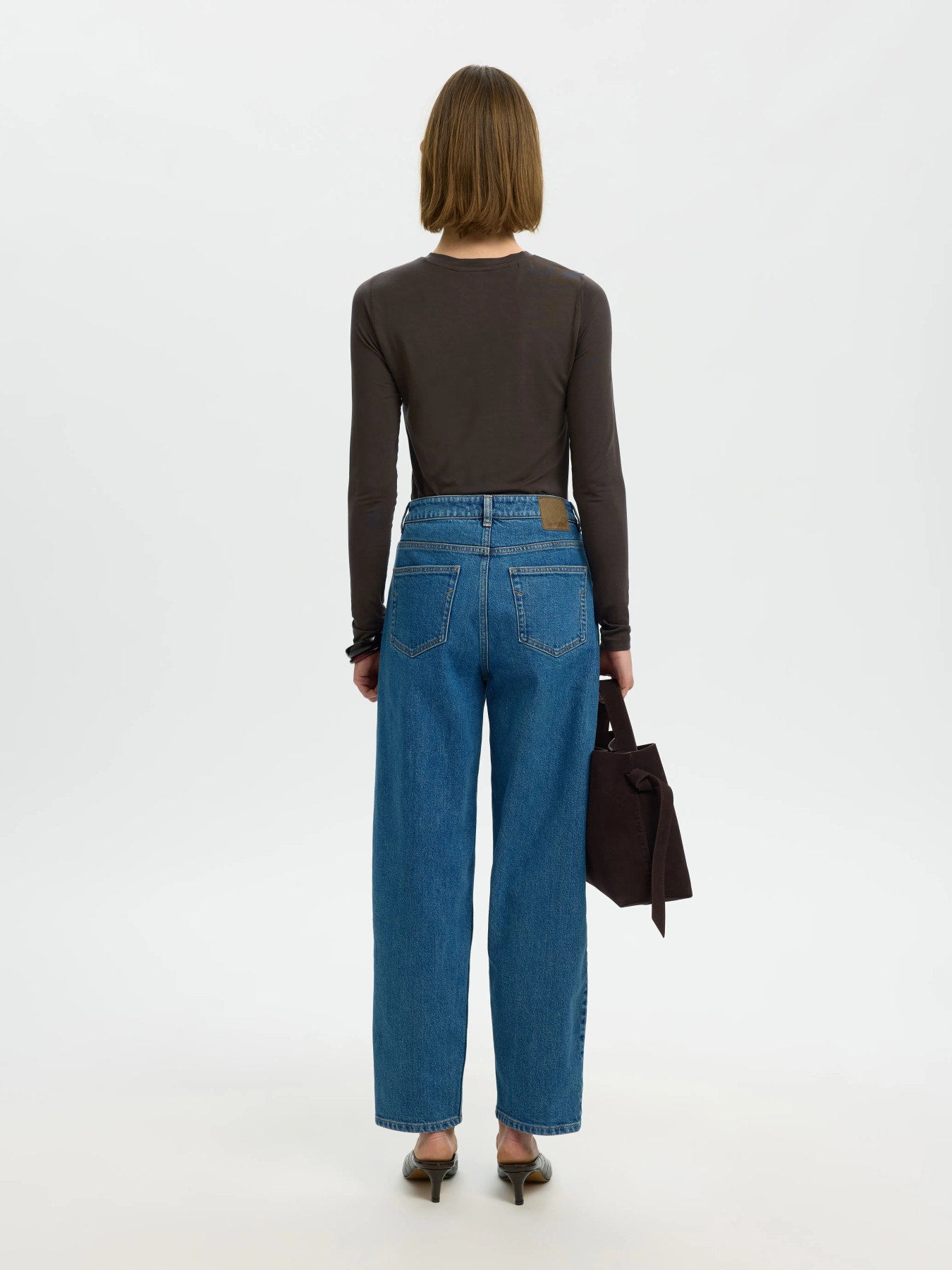 SLFMANJA LS O-NECK NOOS