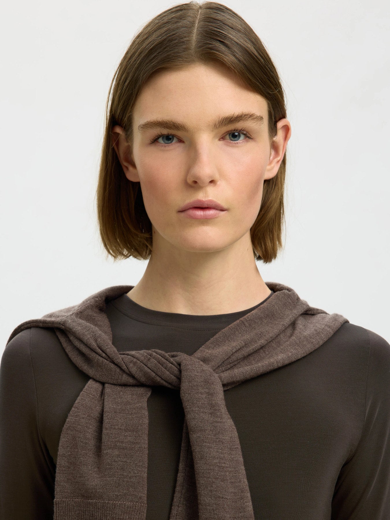 SLFMANJA LS O-NECK NOOS