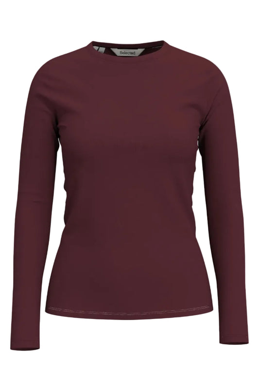 SLFMANJA LS O-NECK NOOS