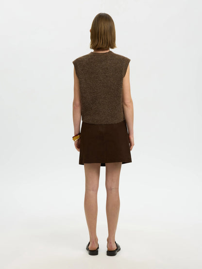 SLFLULU SL BUTTON O-NECK VEST