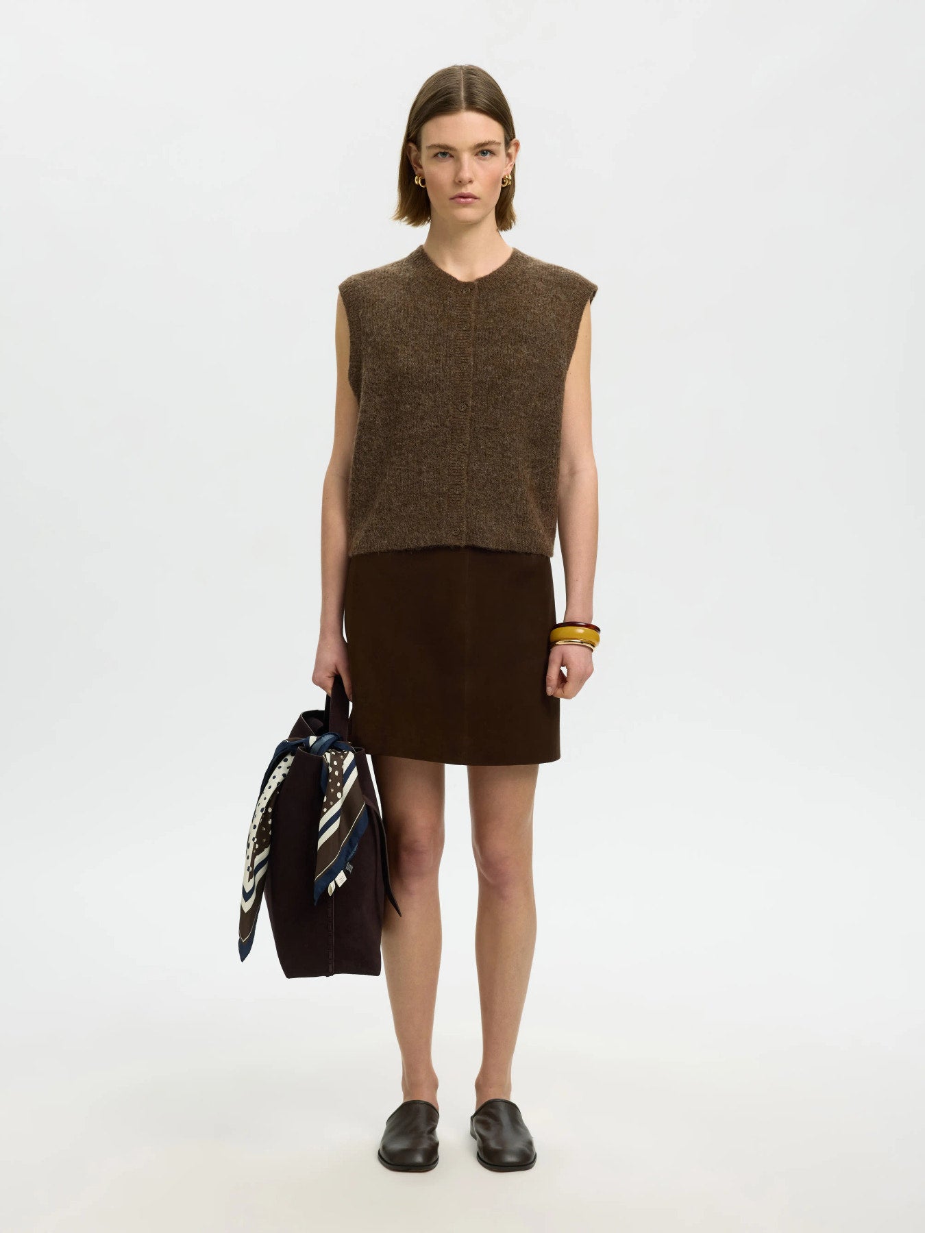 SLFLULU SL BUTTON O-NECK VEST