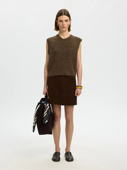 SLFLULU SL BUTTON O-NECK VEST
