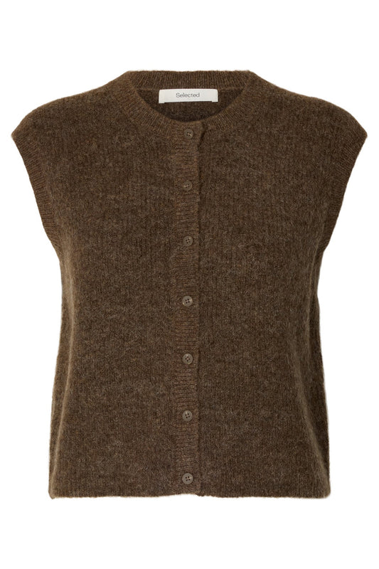 SLFLULU SL BUTTON O-NECK VEST
