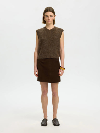 SLFLULU SL BUTTON O-NECK VEST