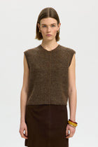 SLFLULU SL BUTTON O-NECK VEST
