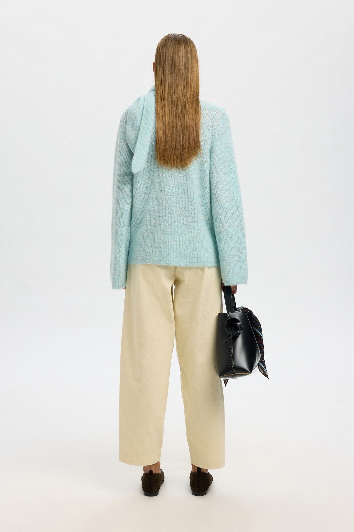 SLFLULU LS BOW KNIT
