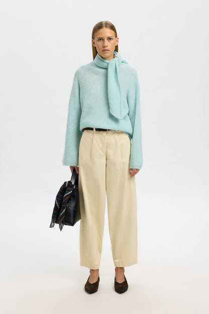 SLFLULU LS BOW KNIT