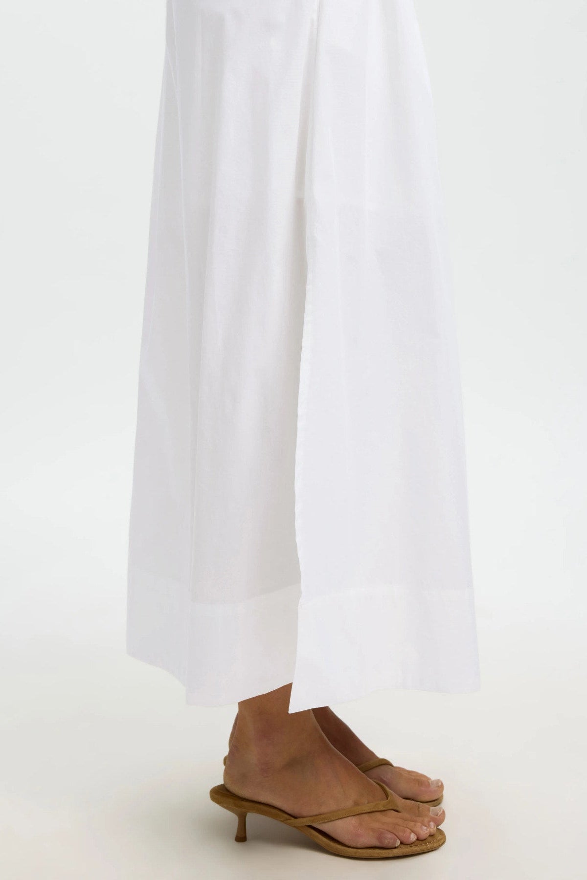 SLFBLAIR HW ANKLE SLIT SKIRT