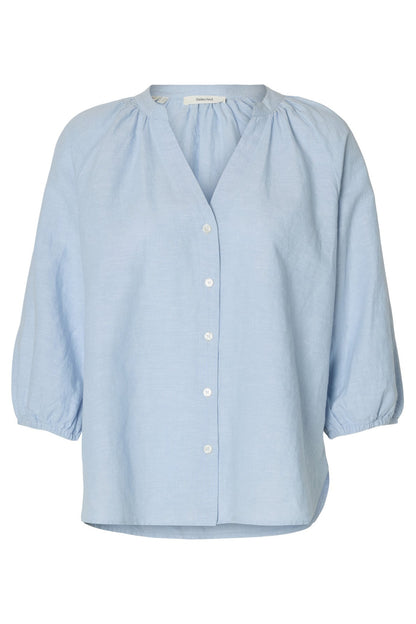 SLFCLEO-ALBERTA LINEN BLEND SHIRT NOOS