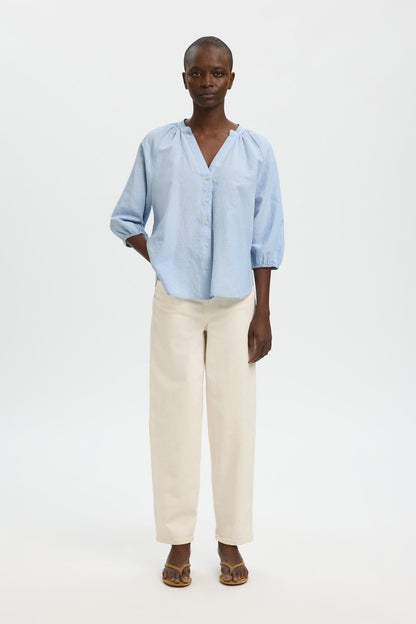 SLFCLEO-ALBERTA LINEN BLEND SHIRT NOOS