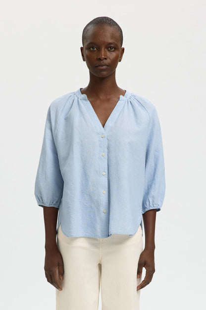 SLFCLEO-ALBERTA LINEN BLEND SHIRT NOOS