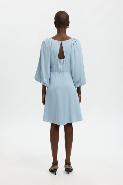 SLFLAURINA 3/4 SHORT OPEN BACK DRESSNOOS
