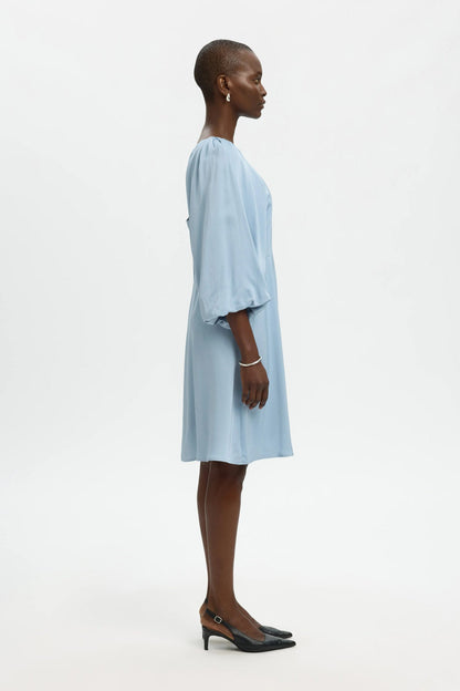 SLFLAURINA 3/4 SHORT OPEN BACK DRESSNOOS
