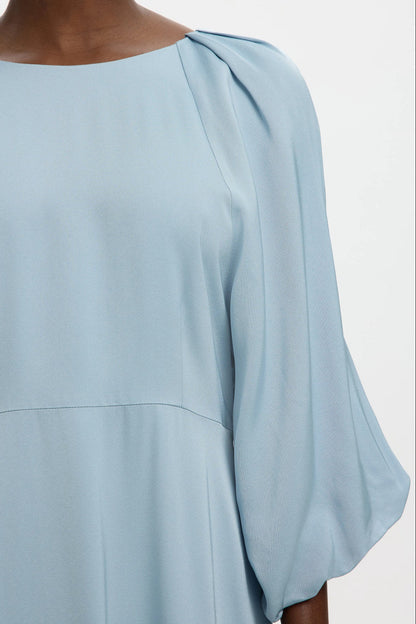SLFLAURINA 3/4 SHORT OPEN BACK DRESSNOOS