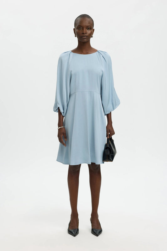 SLFLAURINA 3/4 SHORT OPEN BACK DRESSNOOS