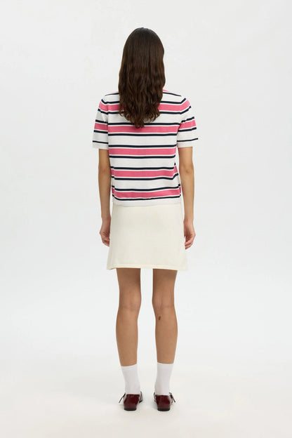 SLFAMOUR SS KNIT POLO CARDIGAN
