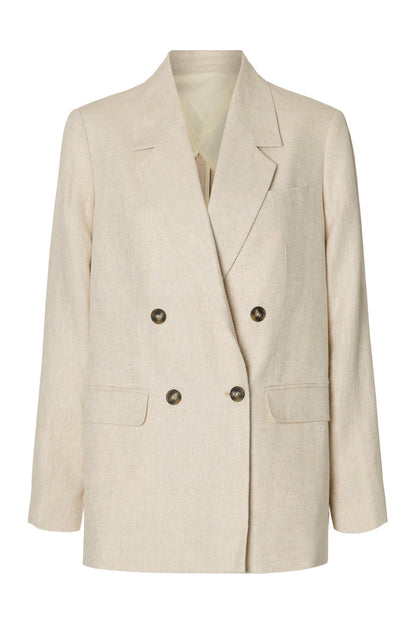 SLFELIN-IDA DB LINEN BLAZER