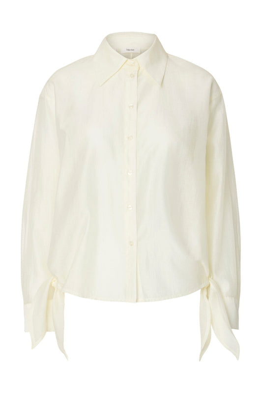 SLFIRIS RELAXED LS TIE DETAIL