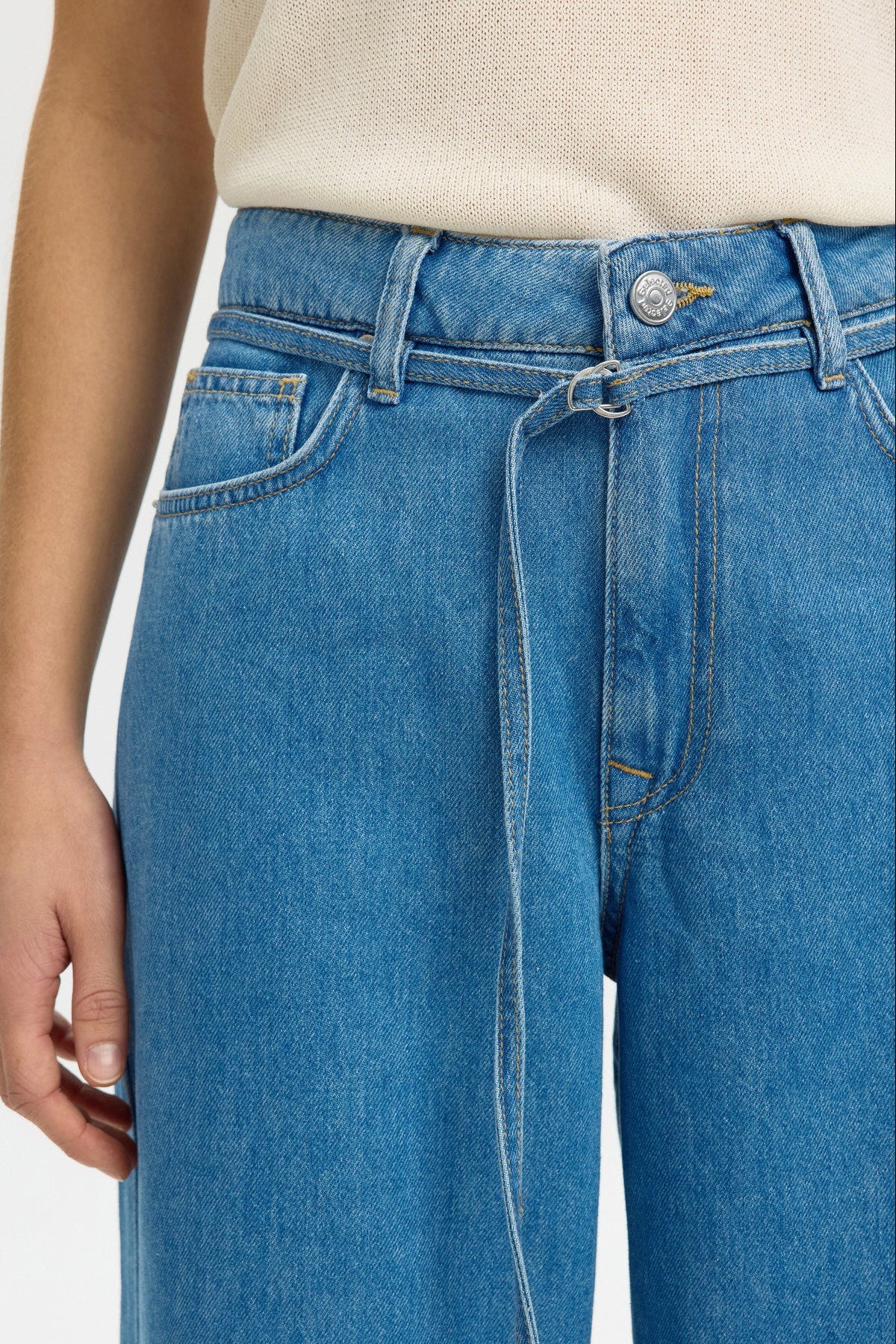 SLFTENNA MW BERMUDA DENIM