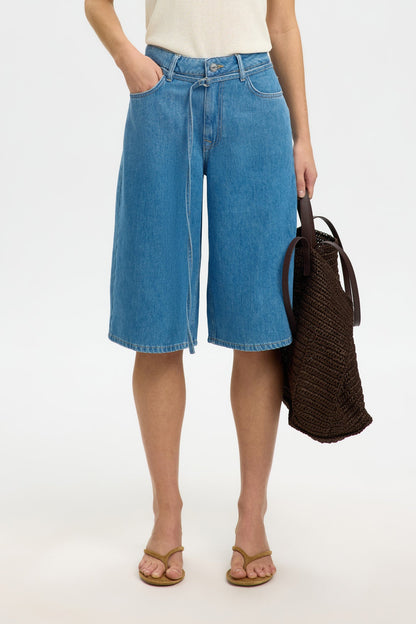 SLFTENNA MW BERMUDA DENIM
