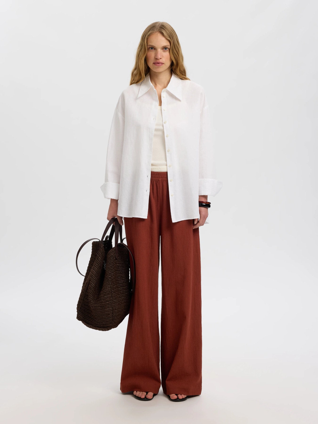SLFFINNIE MW WIDE SUN PANT