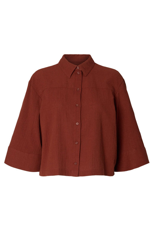 SLFFINNIE RELAXED 3/4 SUN SHIRT B