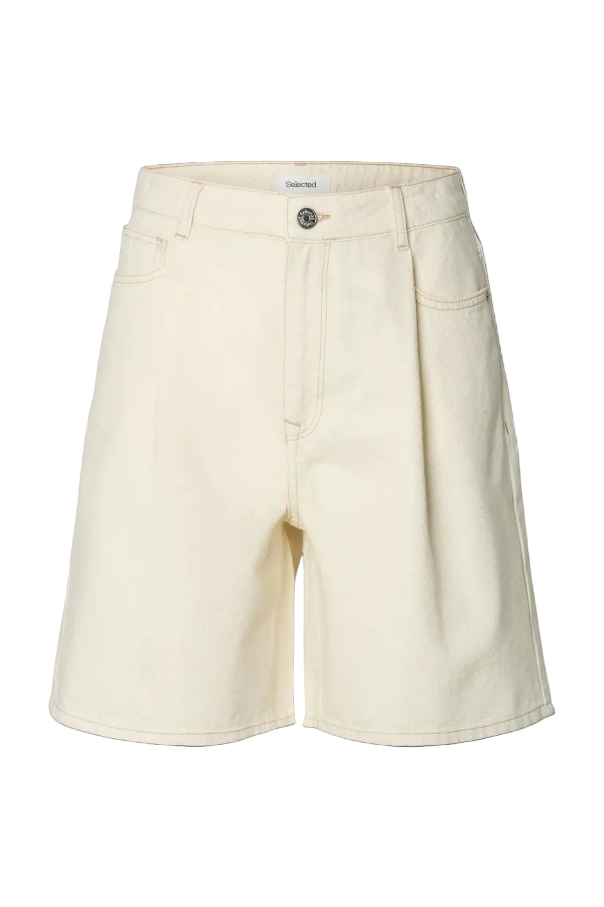 SLFWIDE TENNA HW DENIM SHORTS