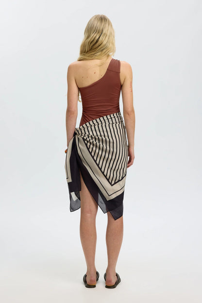 SLFBARI ONE SHOULDER SWIMSUIT