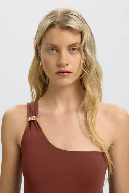 SLFBARI ONE SHOULDER SWIMSUIT