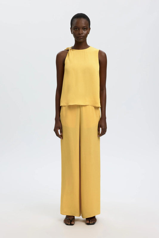 SLFLAURA HW SLIT PANT B