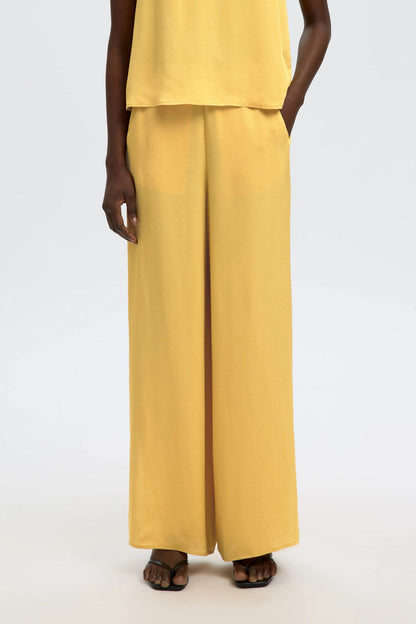 SLFLAURA HW SLIT PANT B