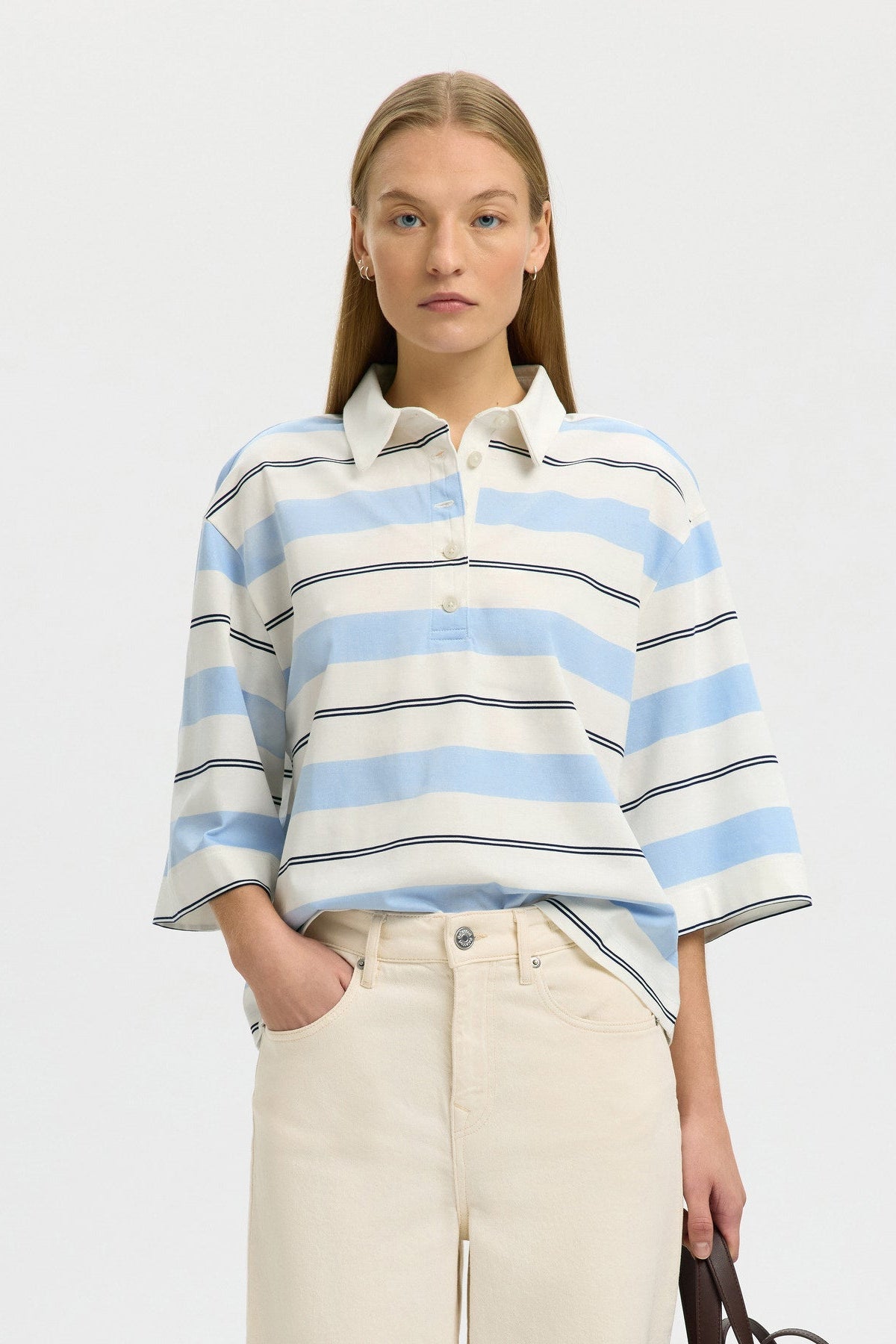 SLFRELAXED MELLIE 2/4 POLO
